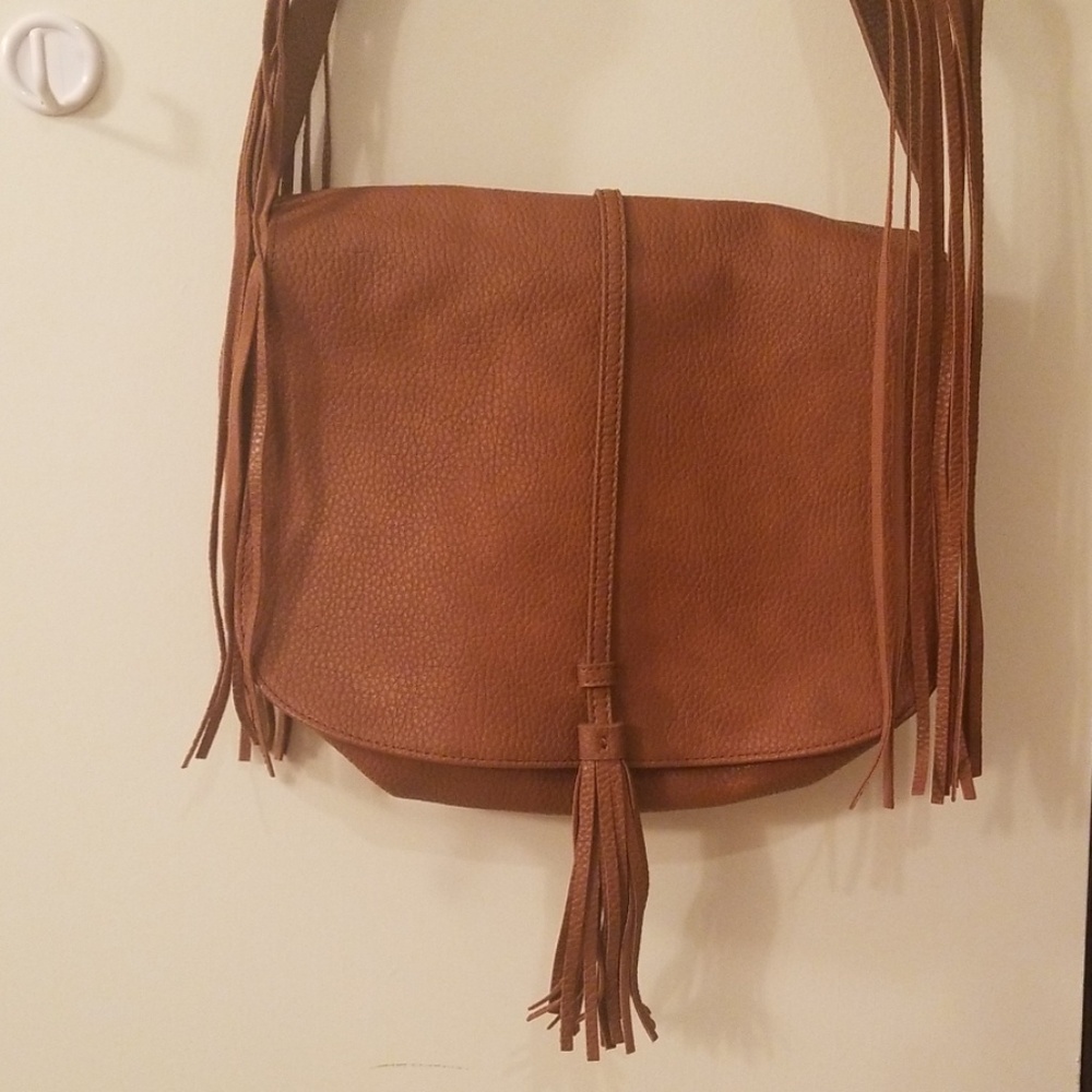 Express- Fringe Purse (faux leather)